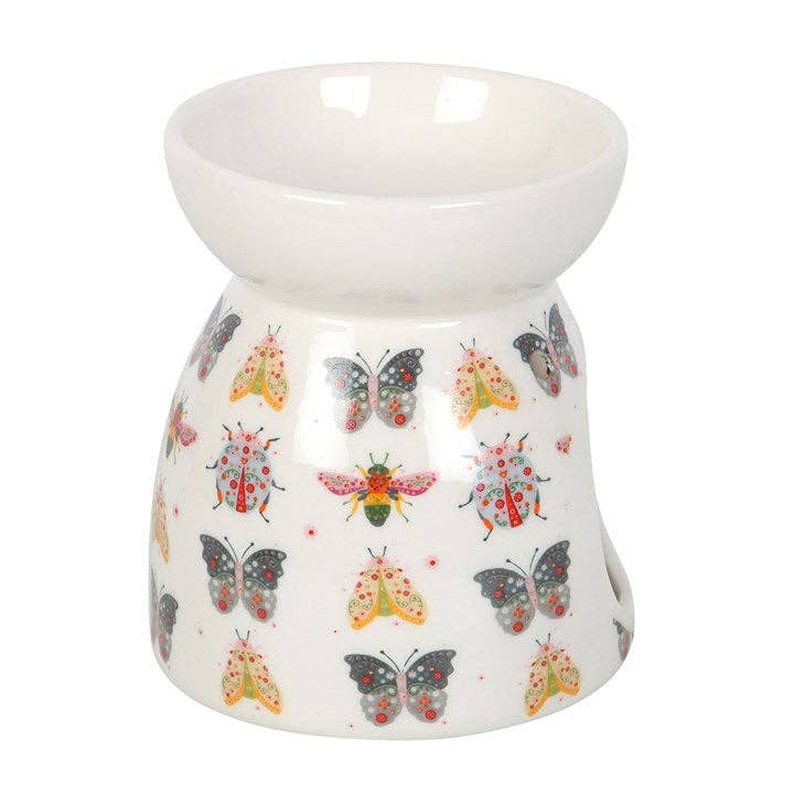 Essential Oil Diffuser, Floral Bug Print Aromatherapy Burner