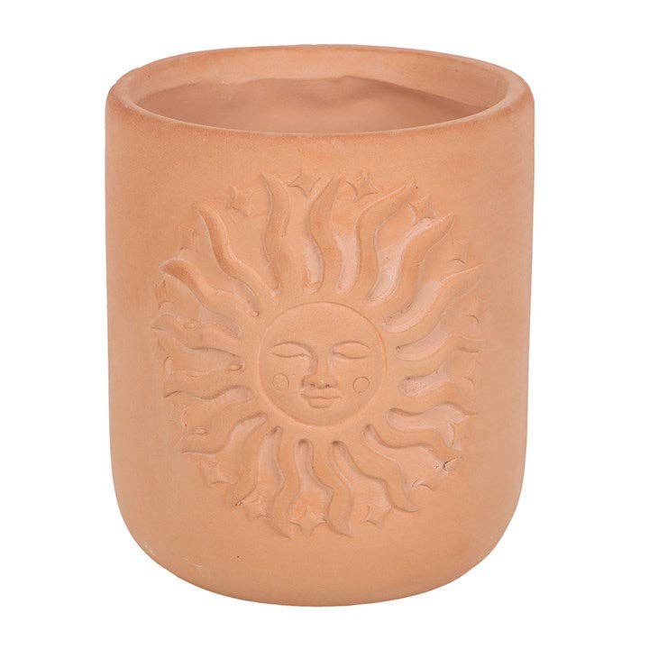 Terracotta Sun Planter