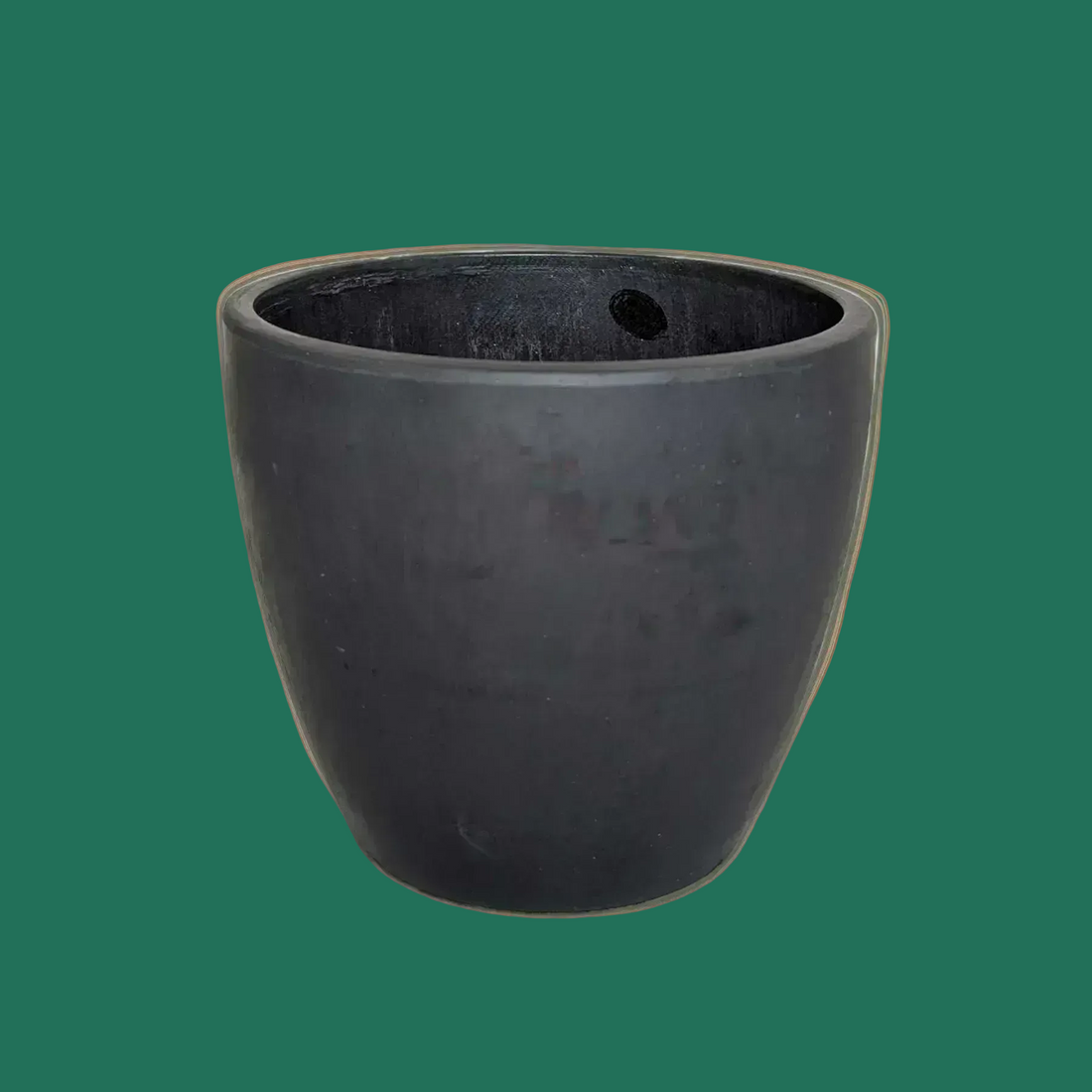 Black eco-pot by House of Agave.