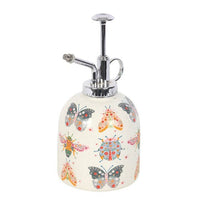 Ceramic Plant Mister, Floral Bug Print
