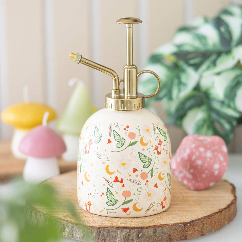 Ceramic Plant Mister, Whimsical Fairies